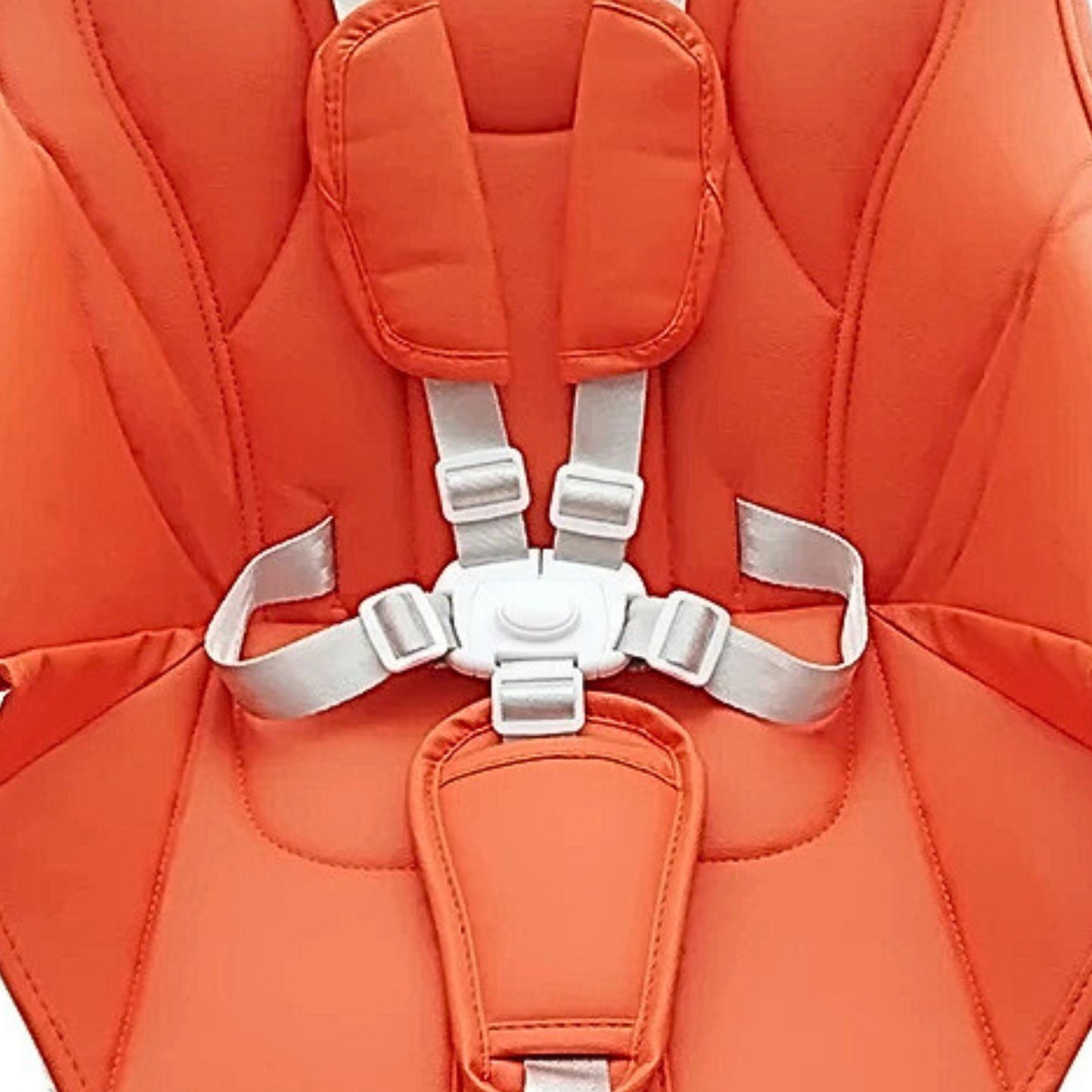 Coussin chaise haute en cuir avec ceinture de sécurité