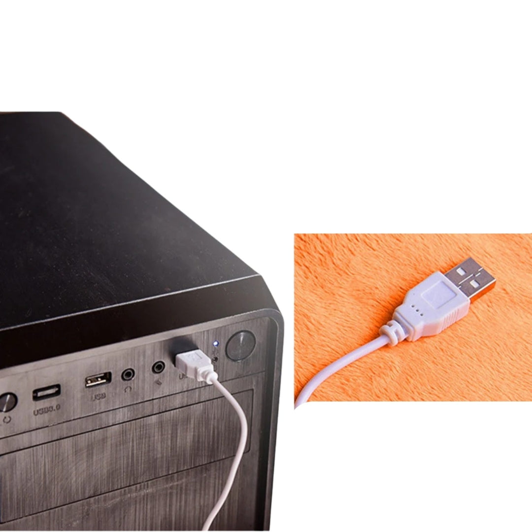 Coussin chauffant de couleurs avec prise USB