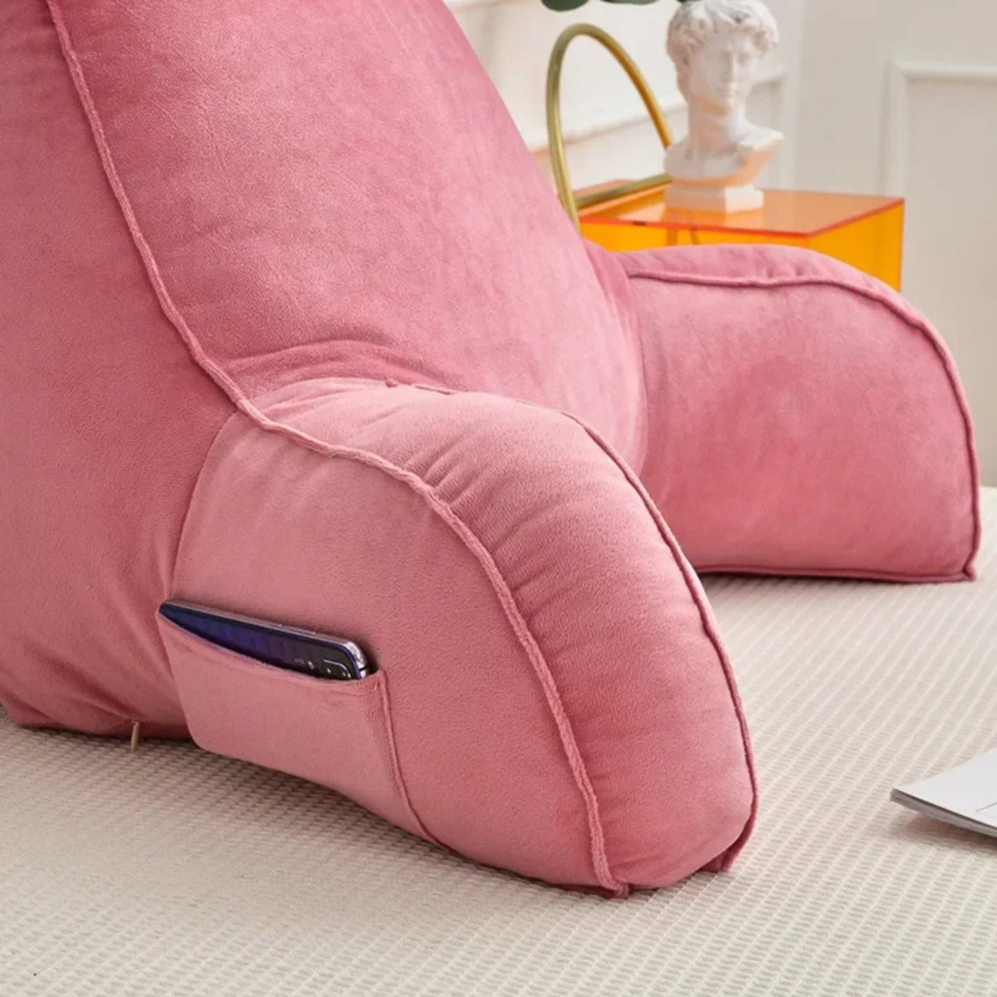 Coussin de lecture doux à mémoire de forme