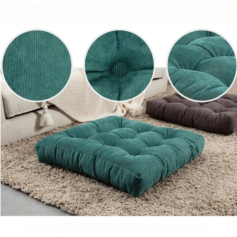 Coussin de méditation carré et confortable