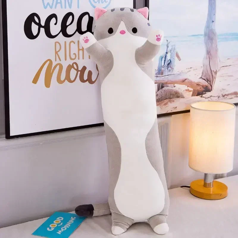 Coussin de grossesse en forme de chat