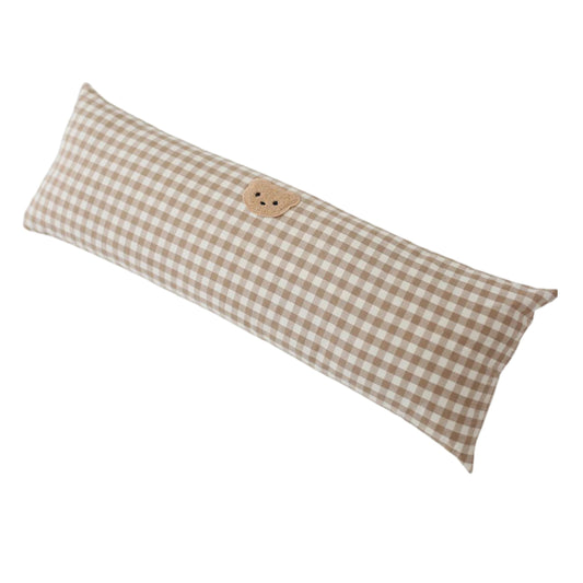 Coussin bébé à carreaux