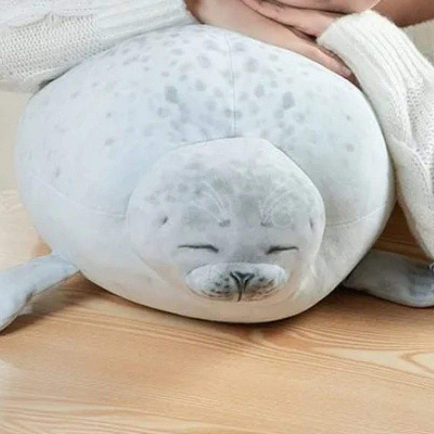 Coussin bébé en forme de phoque