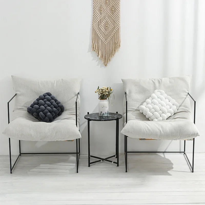 Coussin canapé doux tissé main
