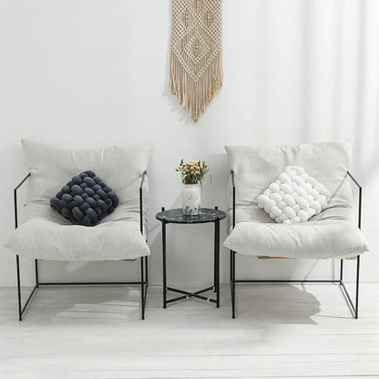 Coussin canapé doux tissé main