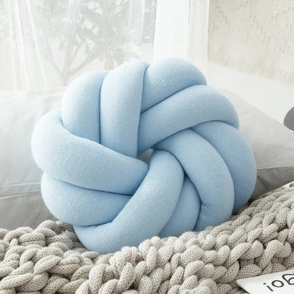 Coussin canapé noeud en coton