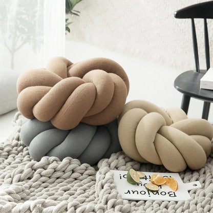 Coussin canapé noeud en coton