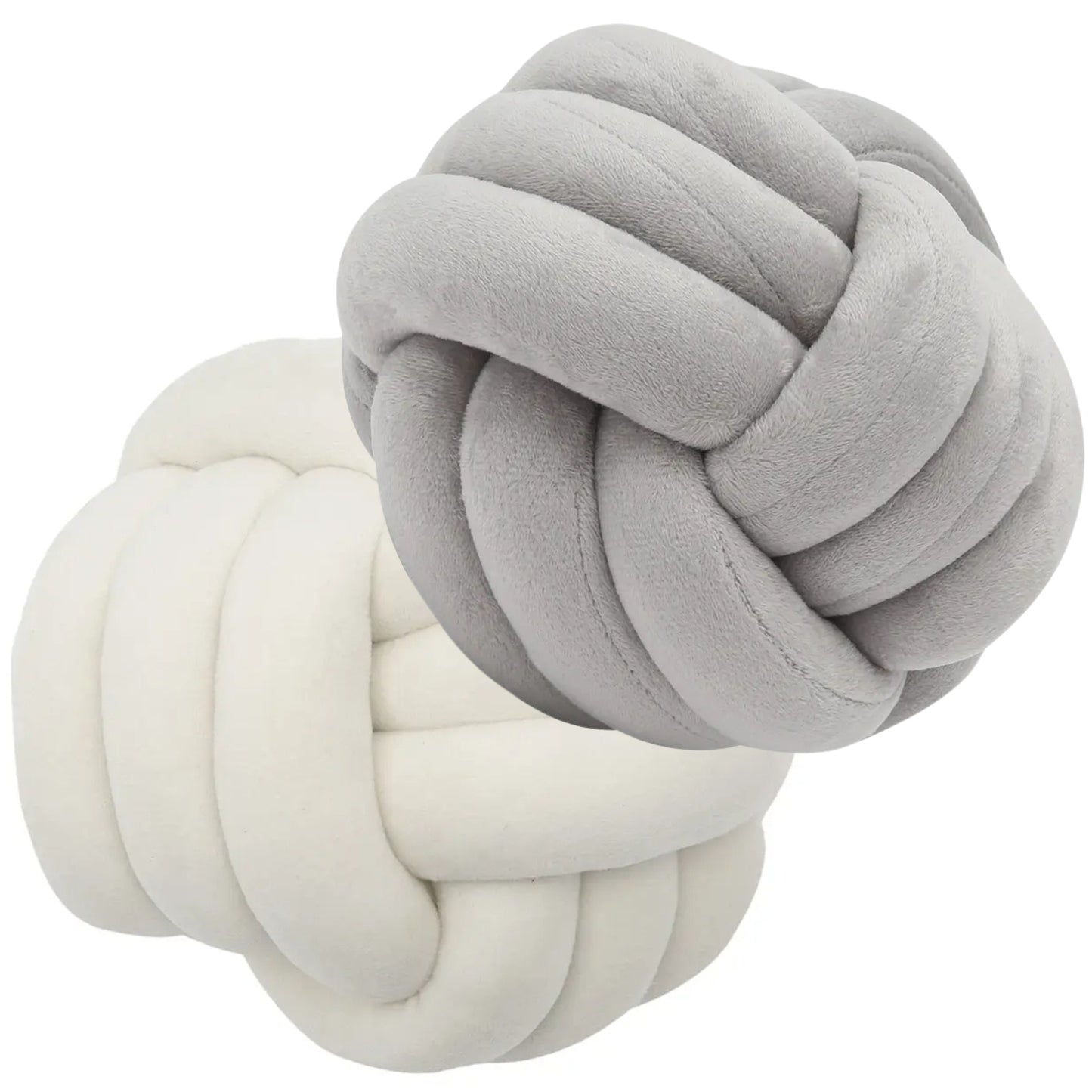 Coussin canapé rond et noué