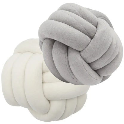 Coussin canapé rond et noué