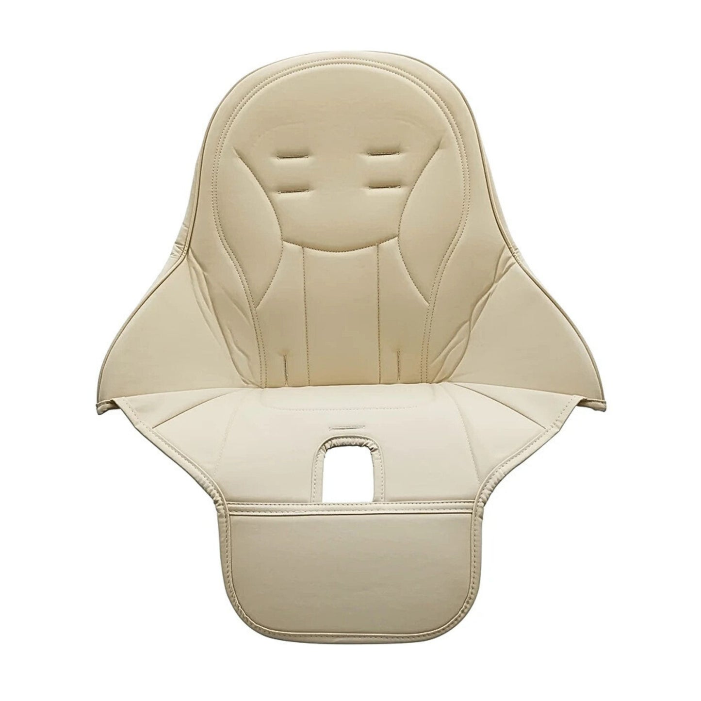 Coussin chaise haute en cuir avec ceinture de sécurité