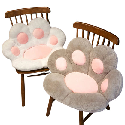 Coussin chaise patte d'ours en peluche
