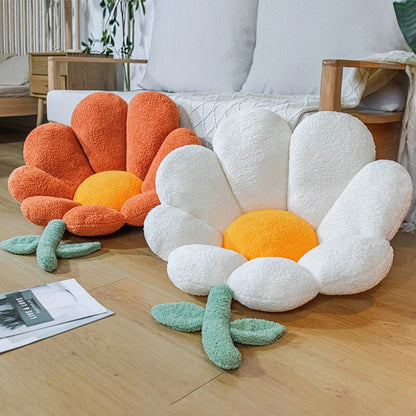 Coussin chaise pour assise lombaire en forme de fleurs