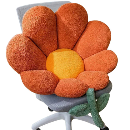 Coussin chaise pour assise lombaire en forme de fleurs