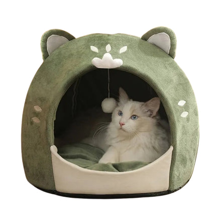 Coussin chat doux, chaud et confortable