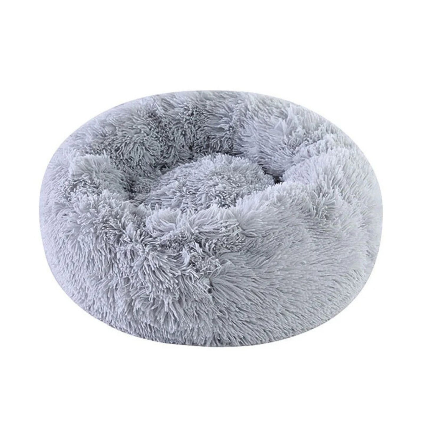 Coussin chat rond doux et lavable
