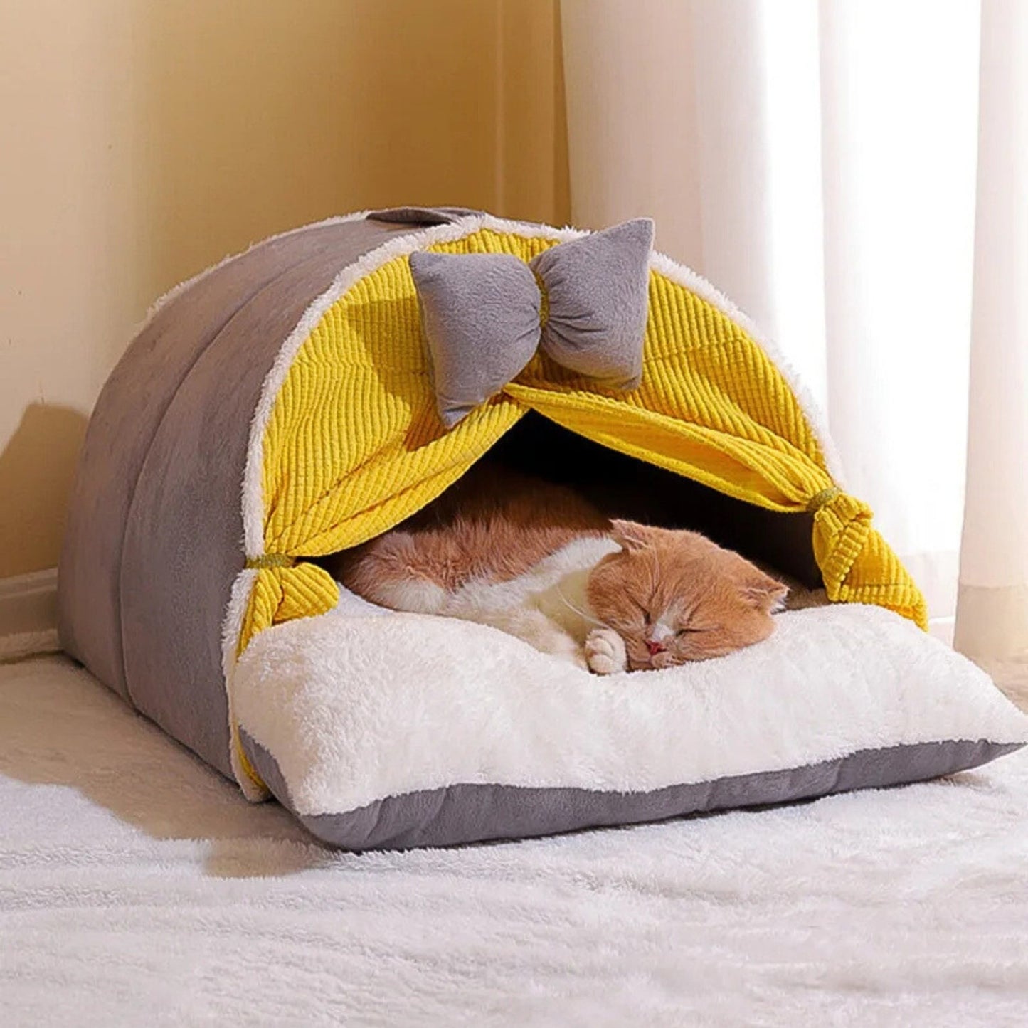 Coussin chat super doux et confortable