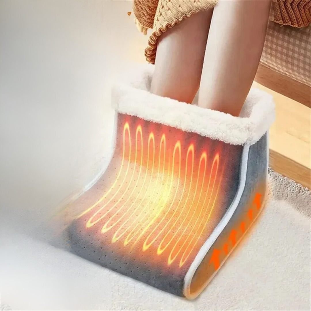 Coussin chauffant confortable pour les pieds