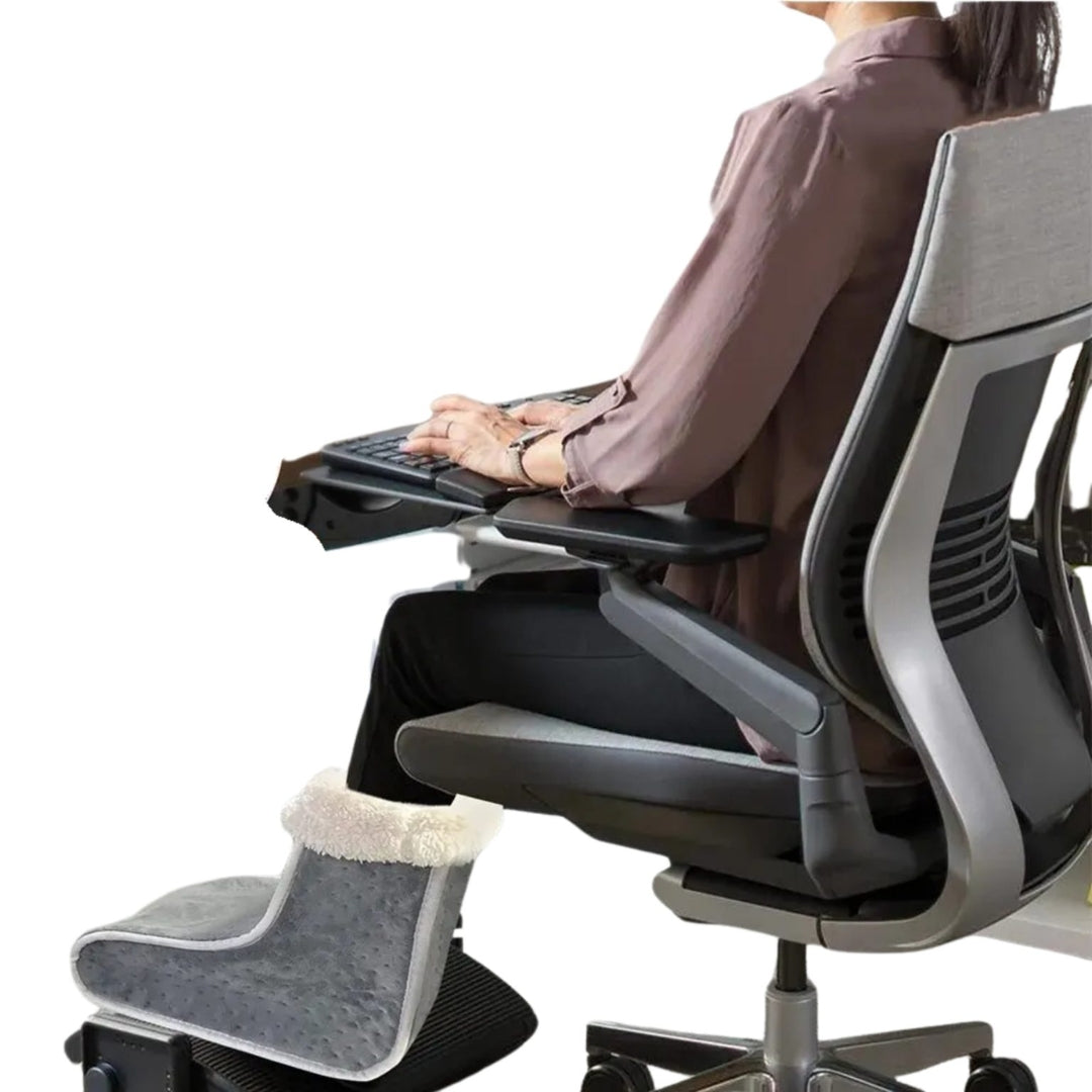 Coussin chauffant confortable pour les pieds