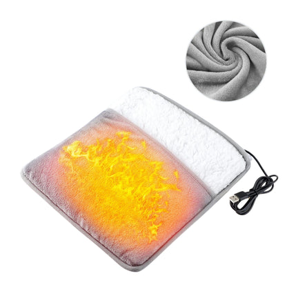 Coussin chauffant doux et lavable pour pieds