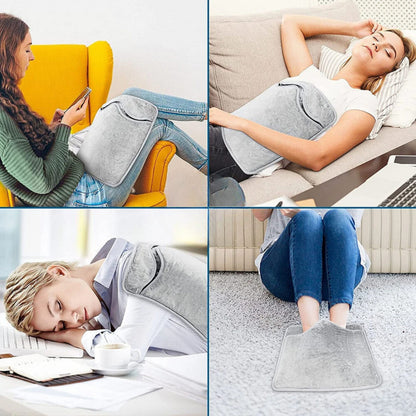 Coussin chauffant température réglable pour pieds