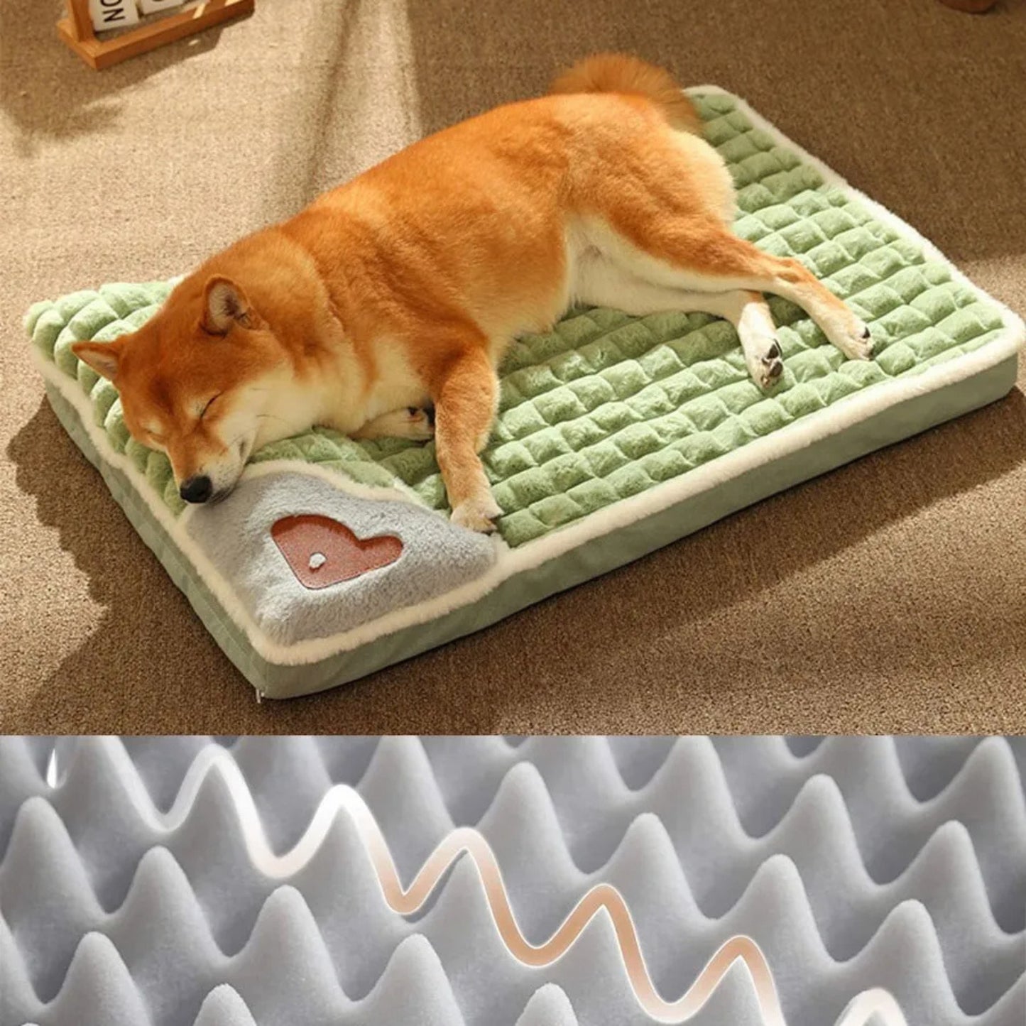 Coussin chien confortable avec mousse épaisse