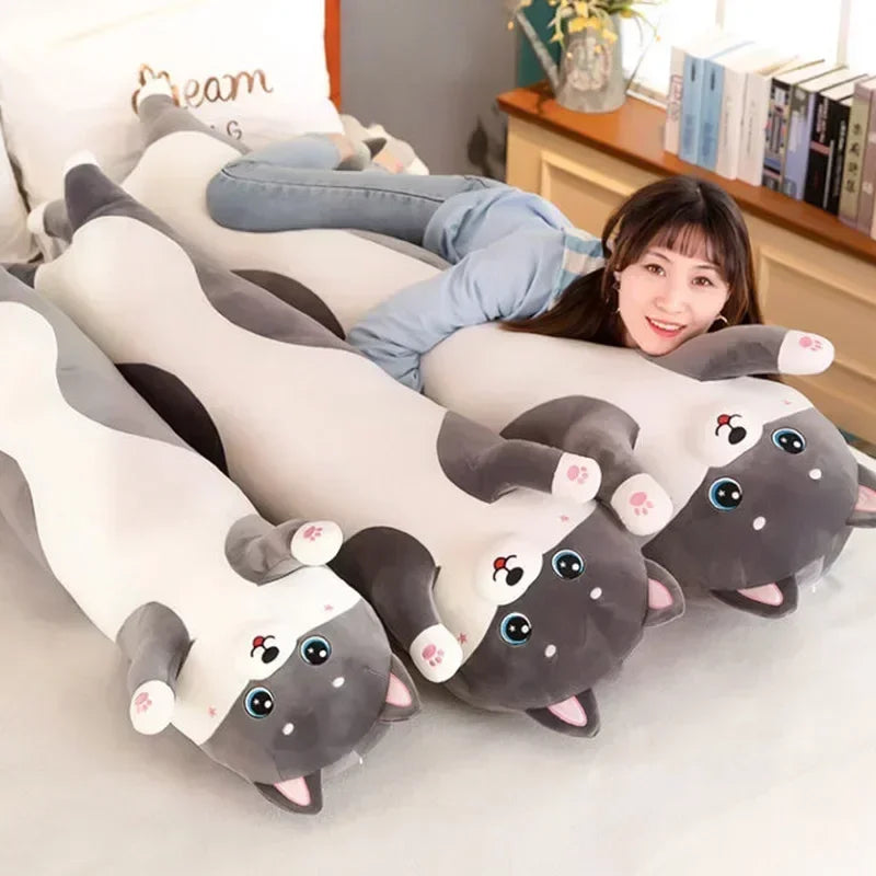 Coussin de grossesse en forme de chat