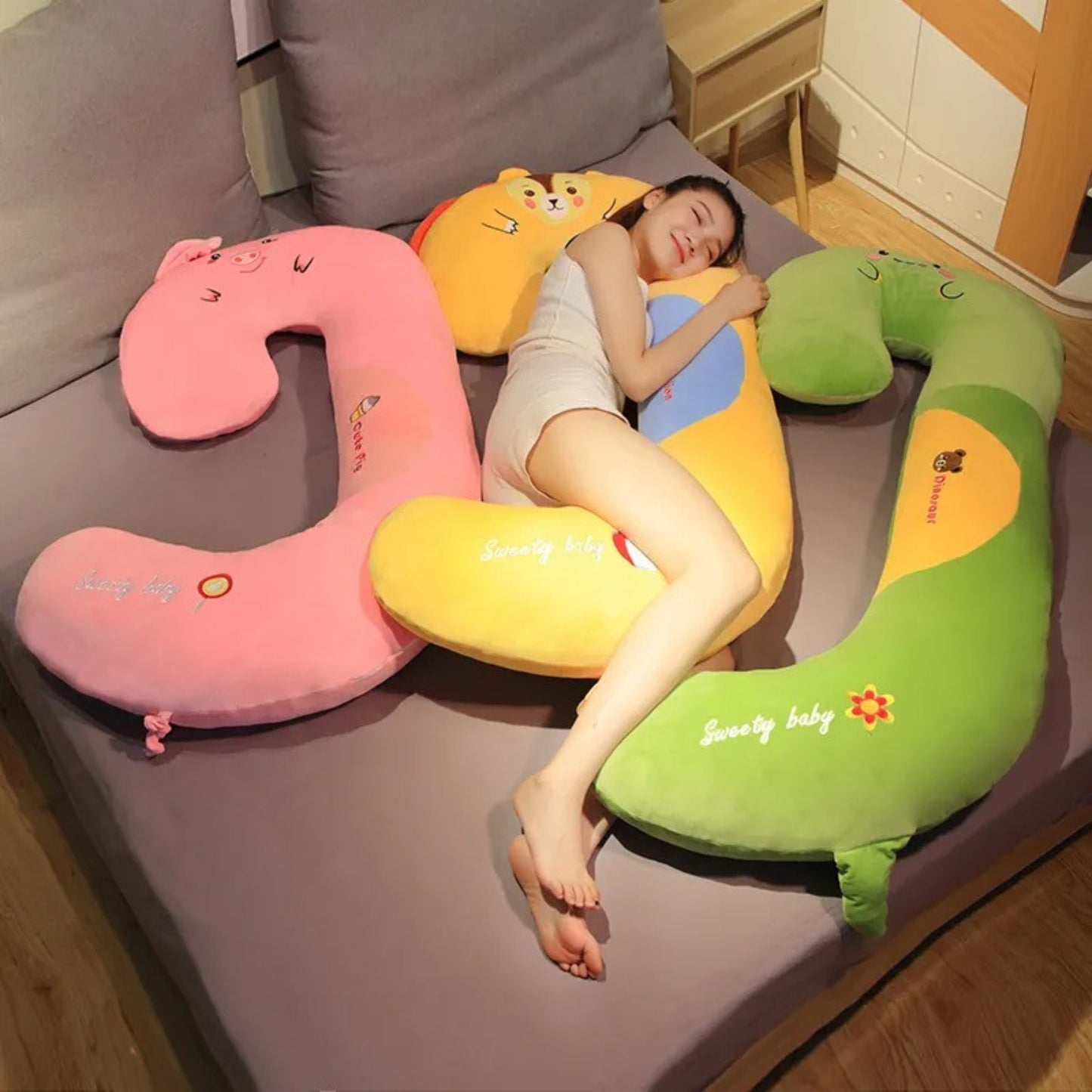 Coussin de grossesse multifonction