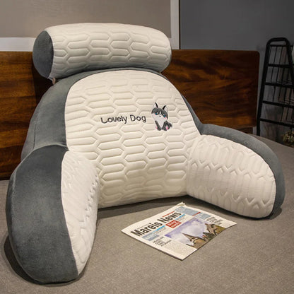 Coussin de lecture avec motifs et lavable