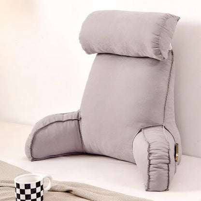 Coussin de lecture confortable avec poches