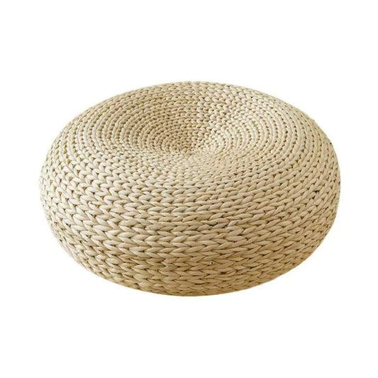 Coussin de méditation rond en style japonais