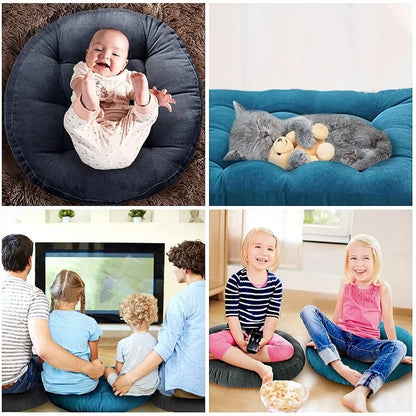 Coussin de méditation rond et confortable