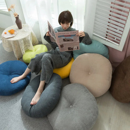 Coussin de méditation rond pour sol