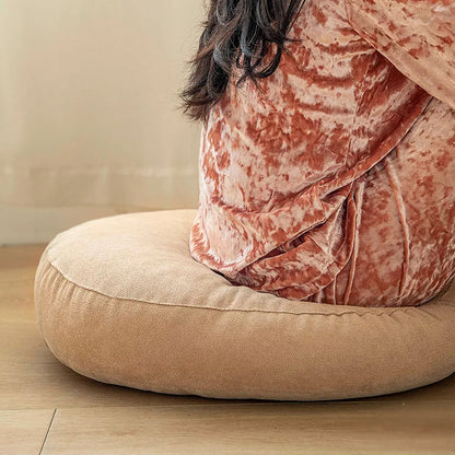Coussin de méditation rond pour sol