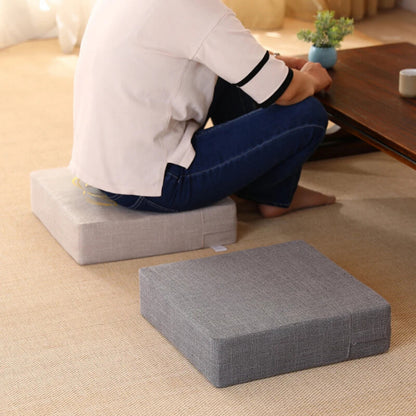 Coussin de sol carré pour méditation