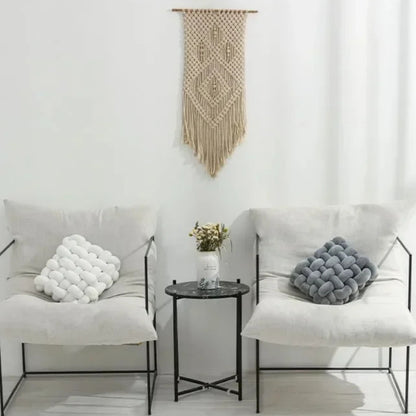 Coussin de sol nordique en peluche