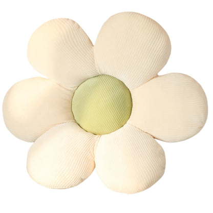 Coussin fleur moelleux