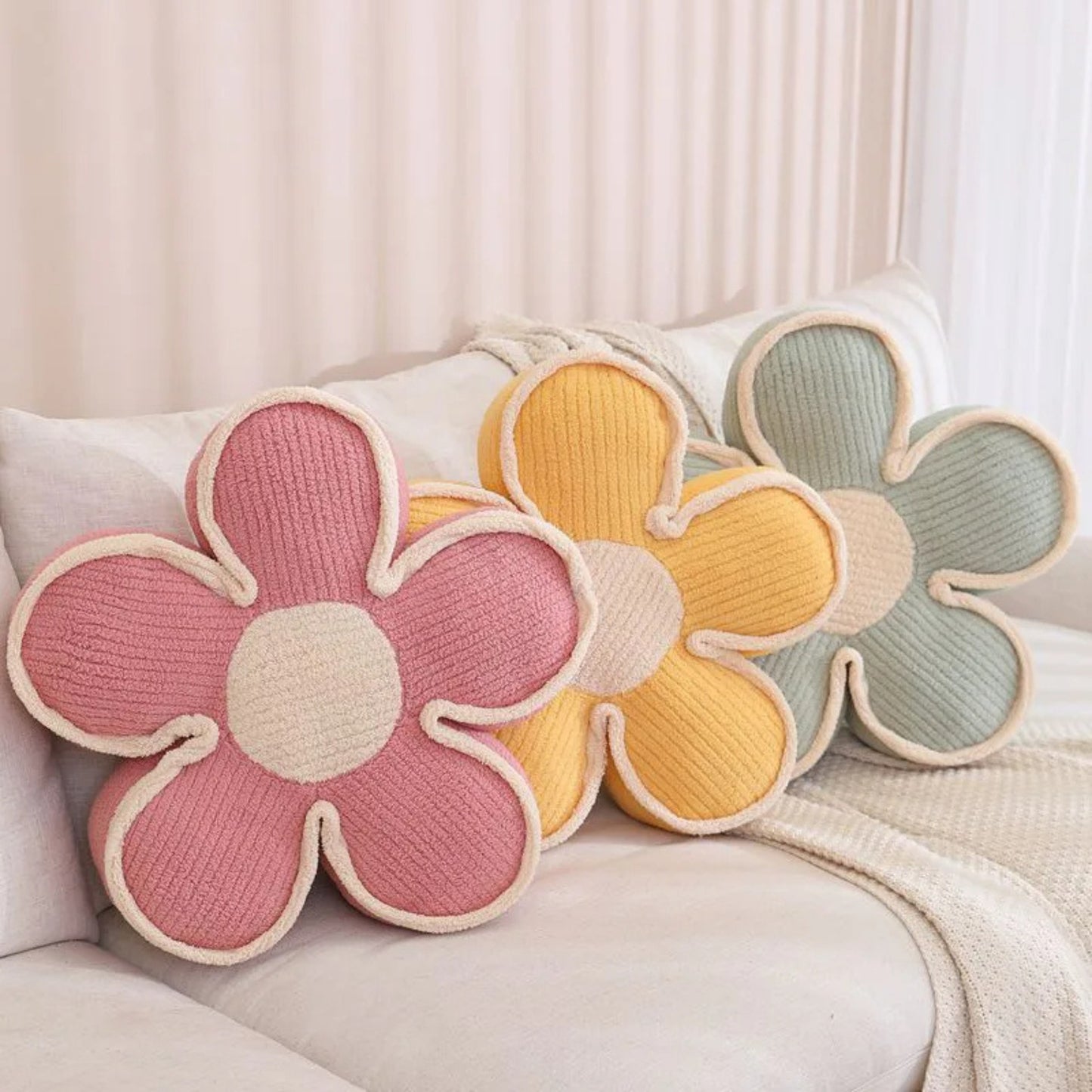Coussin fleur multifonctions