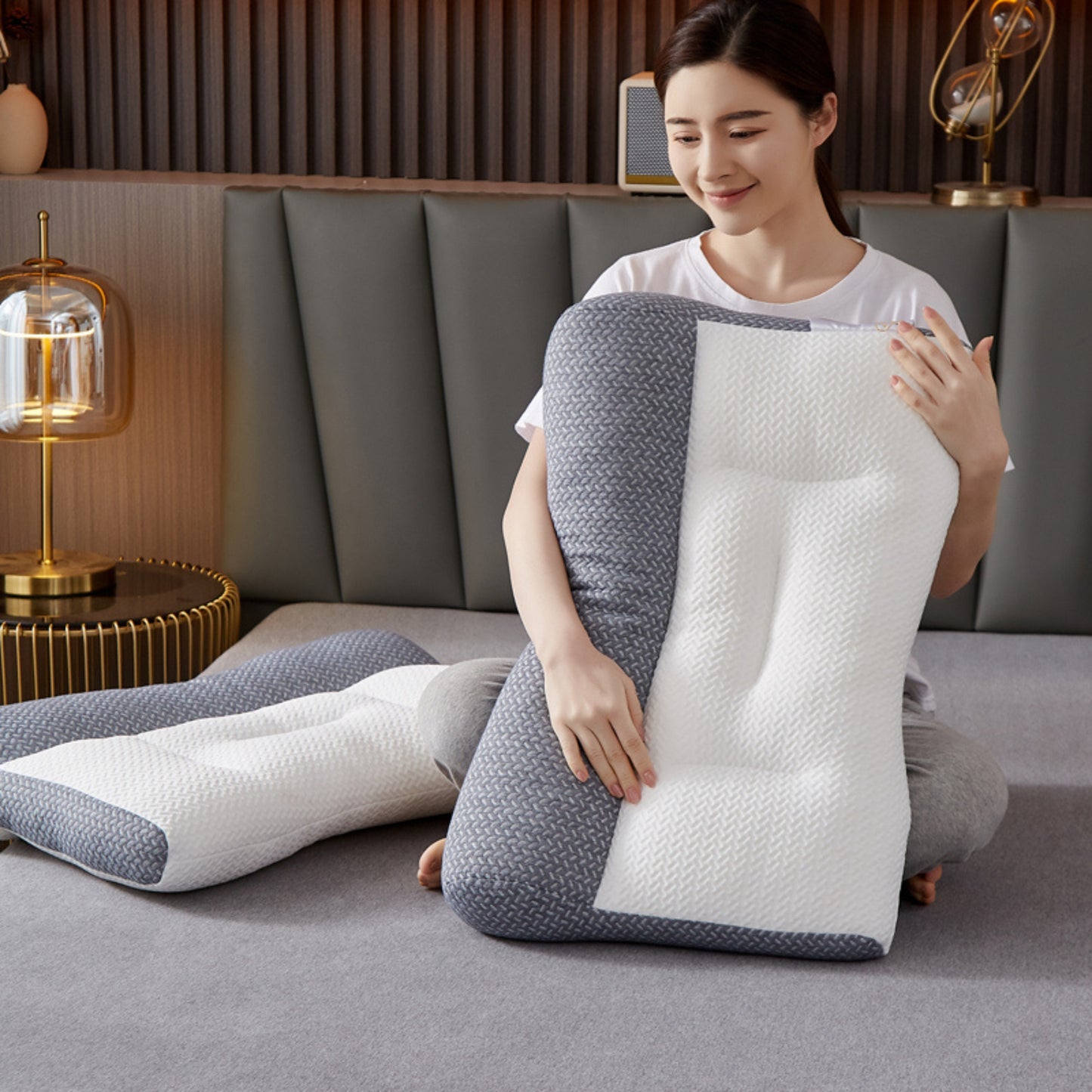 Coussin mémoire de fome érgonomique