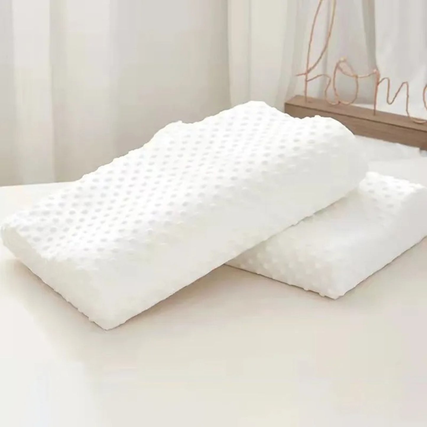 Coussin mémoire de forme rectangulaire