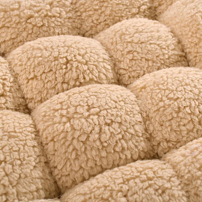 Coussin palette en peluche douce