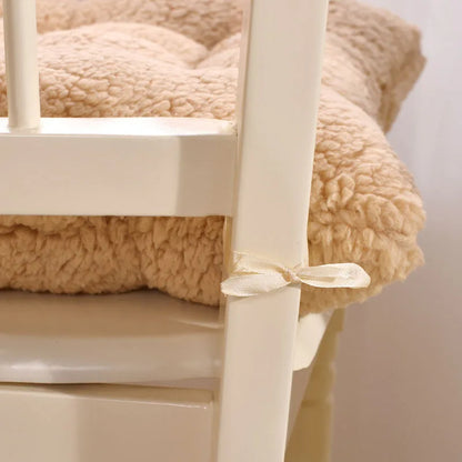 Coussin palette en peluche douce
