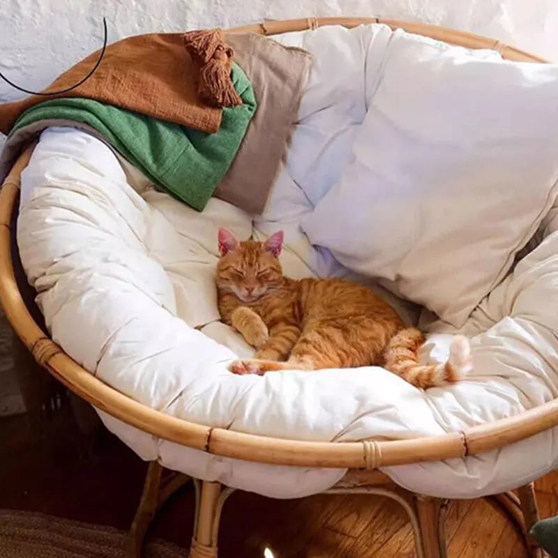 Coussin palette pour siège rond