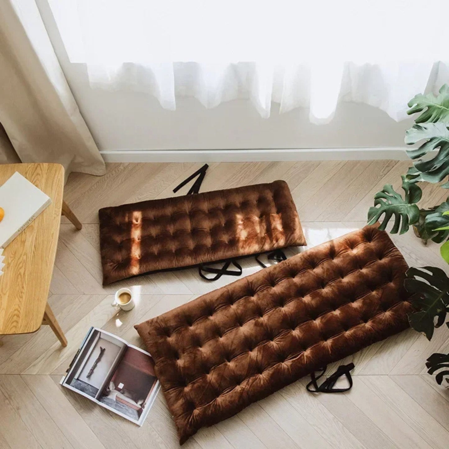 Coussin palette souple et long