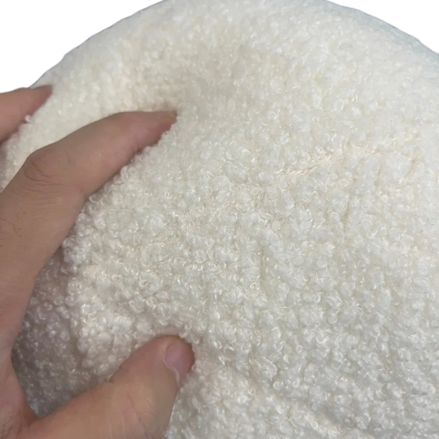 Coussin rond en laine style nordique