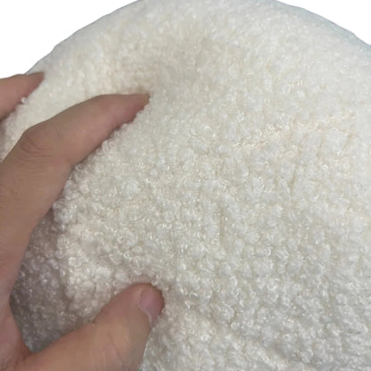 Coussin rond en laine style nordique