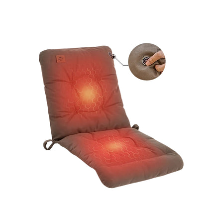 Coussin salon de jardin double confort chauffant
