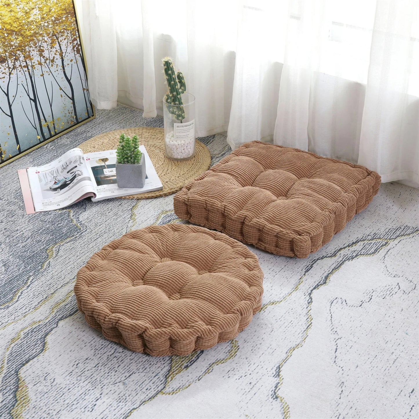 Coussin salon de jardin doux et antidérapant