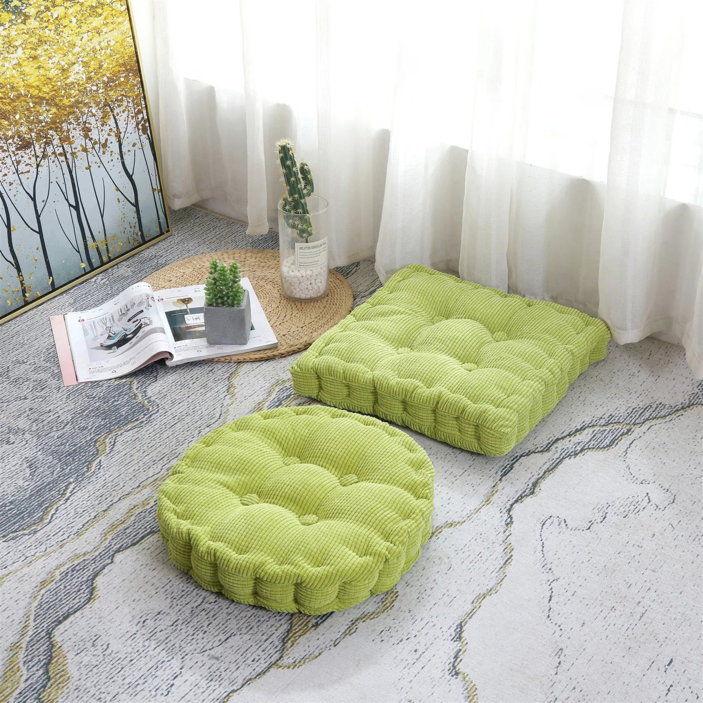 Coussin salon de jardin doux et antidérapant