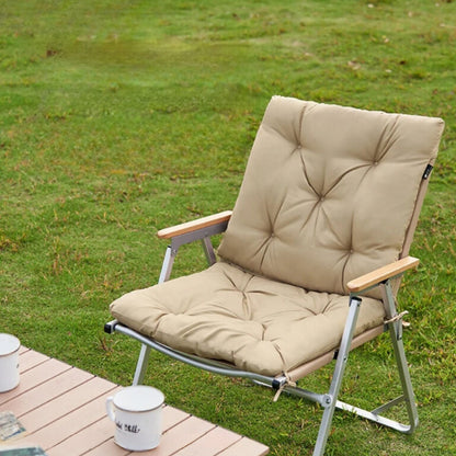 Coussin salon de jardin pour chaise pliante en coton épais