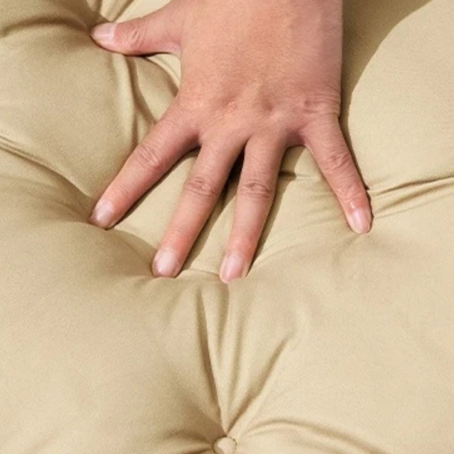 Coussin salon de jardin pour chaise pliante en coton épais